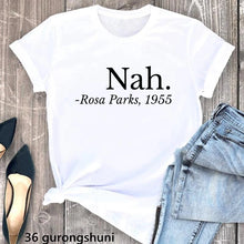 Load image into Gallery viewer, Cook Black Girl Blowing Bubbles Print Tshirt Women'S Clothing Summer Fashion Melanin Queen T Shirt Femme Short Sleeve T-Shirt