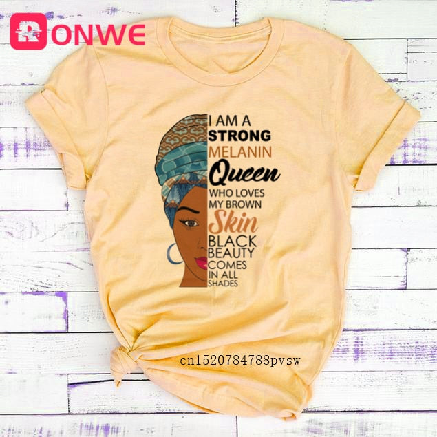 I Am A Strong Melanin - yellow